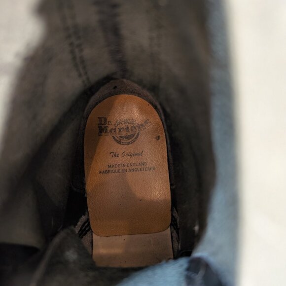 Dr Martens Women's Black Smooth Leather Lace-up Vintage Ankle Boots - Picture 10 of 12